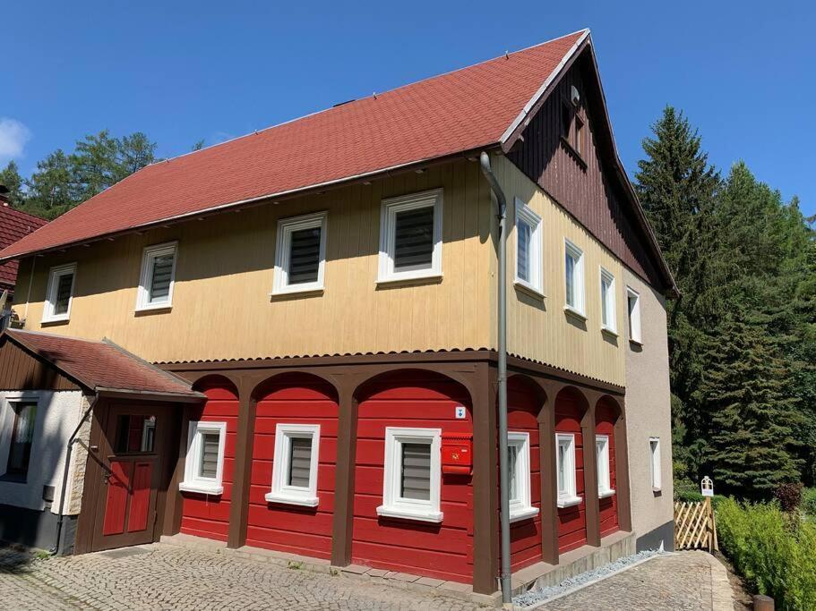 Waldferienhaus Dunja Mit Whirlpool, Sauna U Garten Hain  Экстерьер фото